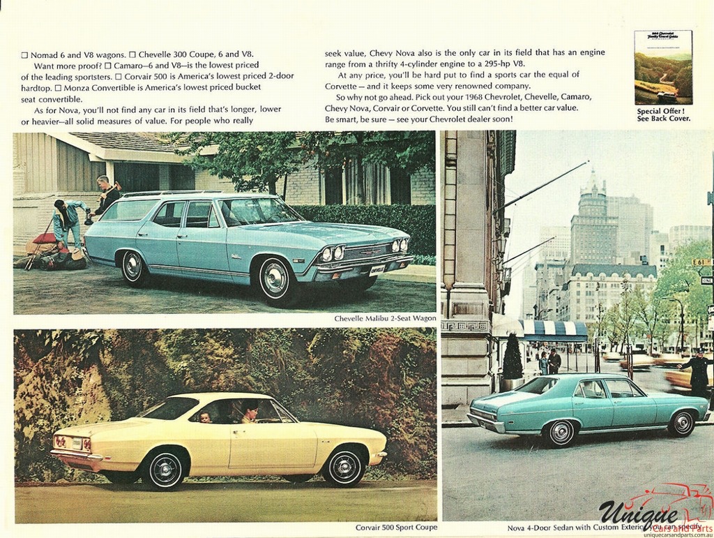 1968 Chevrolet Full-Line Brochure Page 5